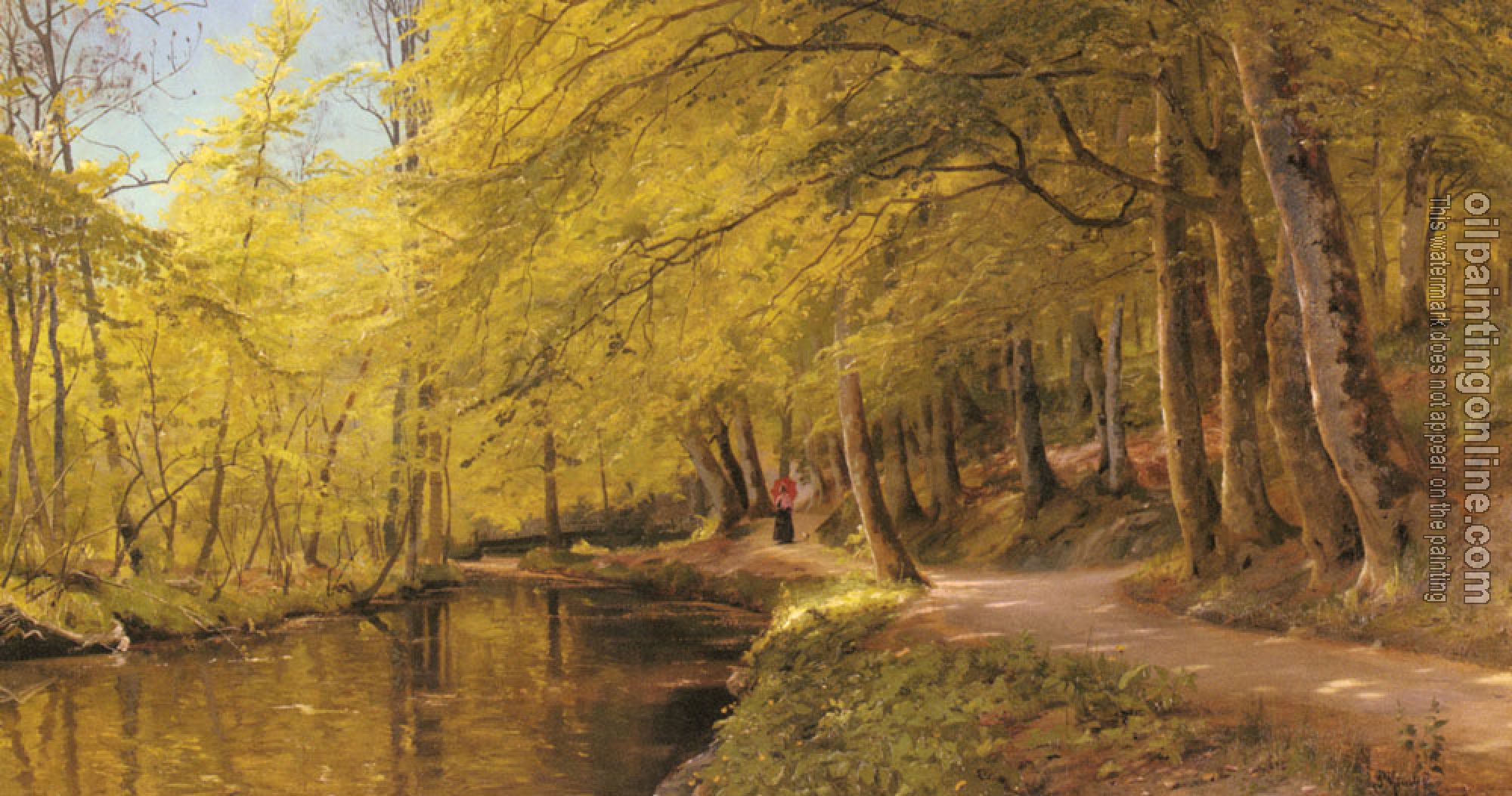 Monsted, Peder Mork - An Afternoon Stroll